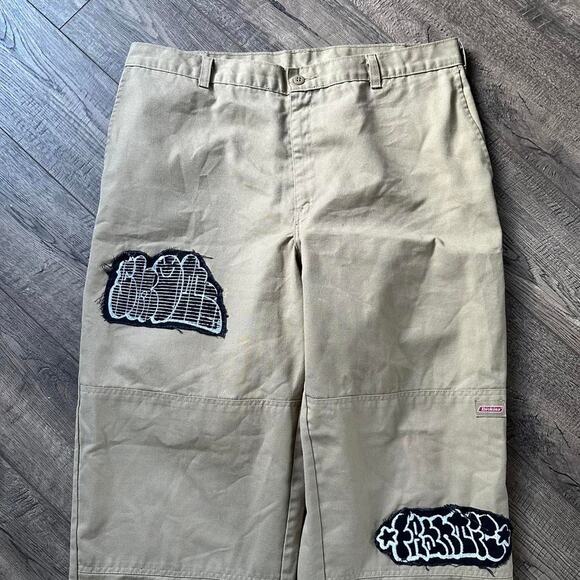 Frantic Graffiti Ski Skate Baggy Patch Dickies Pant - Picture 6 of 8